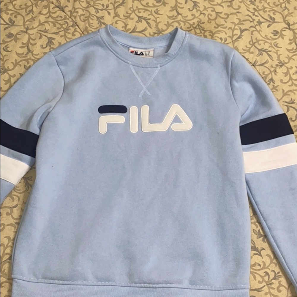 COPY - FILA baby blue crew neck